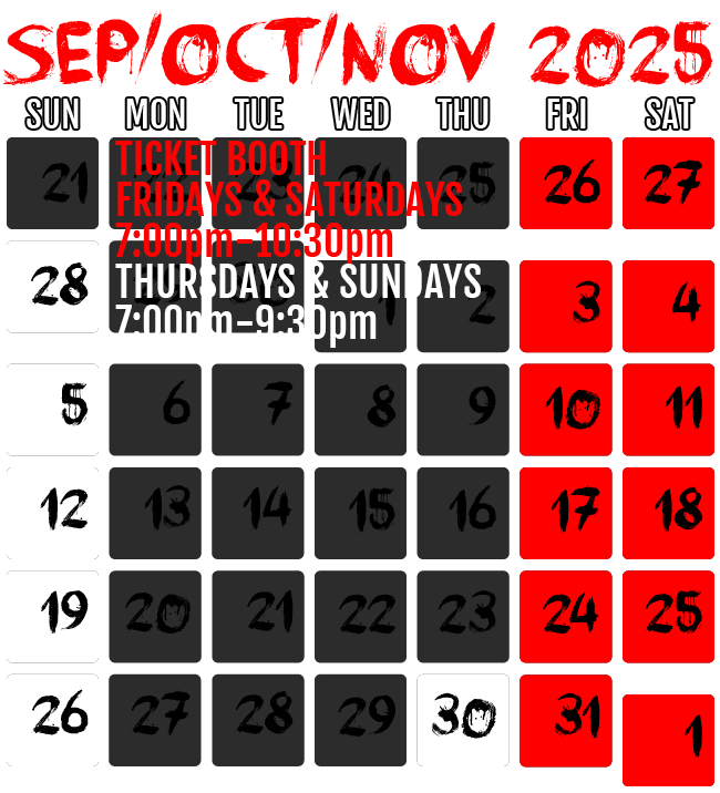 Dates & Hours of Operation Dates & Hours of Operation